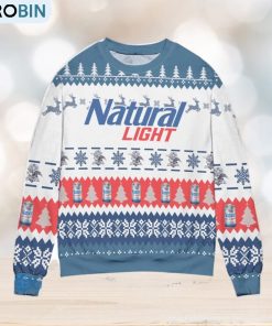 natural-light-beer-christmas-pattern-ugly-christmas-sweater-for-men-and-women-1