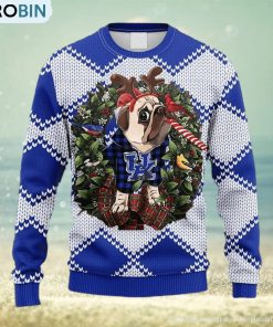 NCAA Kentucky Wildcats Pub Dog Christmas Ugly 3D Sweater For Men And Women