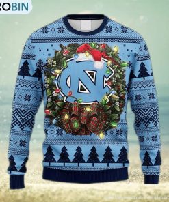 NCAA North Carolina Tar Heels Christmas Ugly 3D Sweater For Men And Women