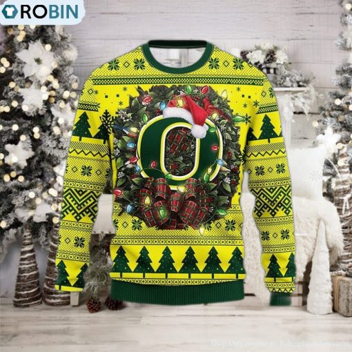 NCAA Oregon Ducks Christmas Ugly 3D Sweater For Men And Women