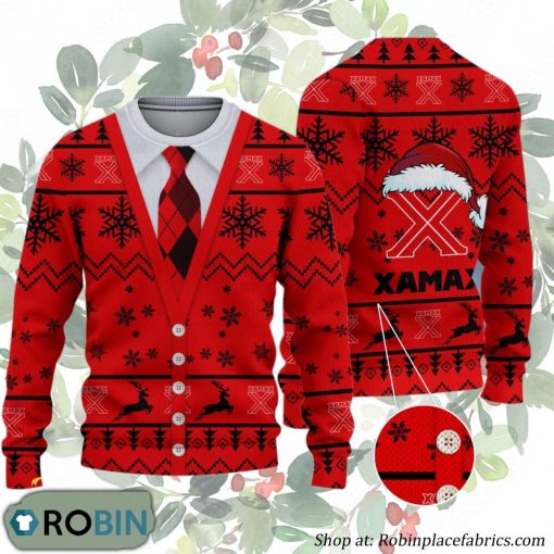 Neuchâtel Xamax FCS Swiss Football League Ugly Christmas Sweater
