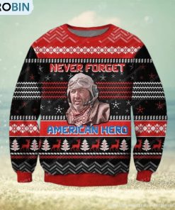 Never Forget American Hero Knitting Pattern For Womens Ugly Sweater Never Forget American Hero Knitting Pattern For Womens Ugly Sweater
