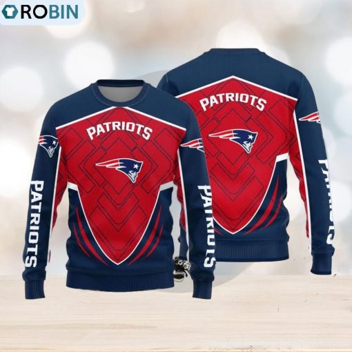 New England Patriots Ugly Christmas Sweater For Fans