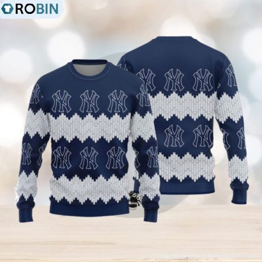 New York Yankees Teams Pattern Knitted Sweater For Christmas