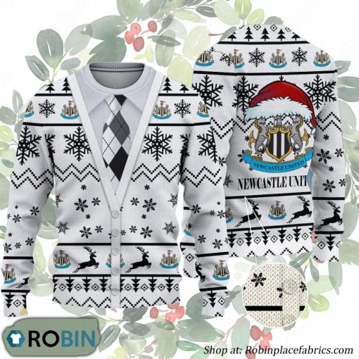 Newcastle United FC Premier League Ugly Christmas Sweater