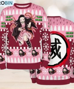 nezuko-kimetsu-no-yaiba-ugly-christmas-sweater-season-2023-1