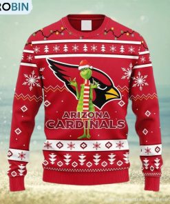 NFL Arizona Cardinals Funny Grinch Christmas Ugly 3D Sweater For Men And Women NFL Arizona Cardinals Funny Grinch Christmas Ugly 3D Sweater For Men And Women
