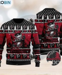 NFL Atlanta Falcons Jack Skellington Christmas Ugly Sweater NFL Atlanta Falcons Jack Skellington Christmas Ugly Sweater