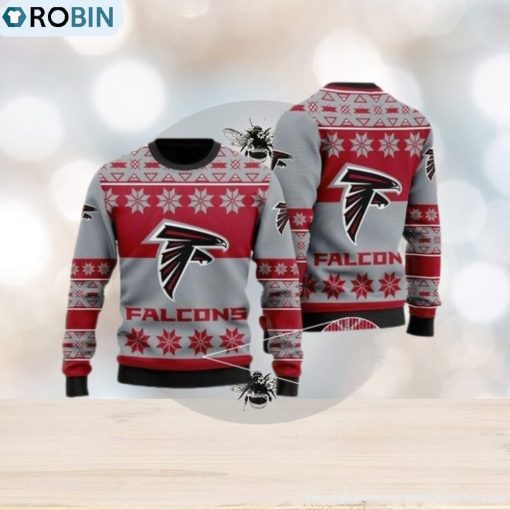 NFL Atlanta Falcons Pattern New Ugly Christmas Sweater For Men And Women Gift Fans