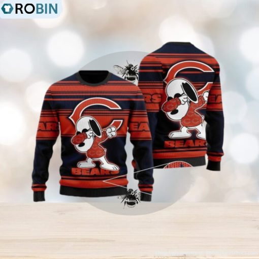 NFL Chicago Bears Football Snoopy Style New Ugly Christmas Sweater For Men And Women Gift Fans
