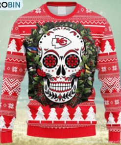NFL Fans Arizona Cardinals Skull Flower Ugly Logo Ugly Christmas Sweater For Men And Women NFL Fans Arizona Cardinals Skull Flower Ugly Logo Ugly Christmas Sweater For Men And Women