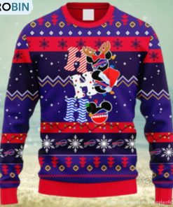 NFL Fans Buffalo Bills HoHoHo Mickey Christmas Ugly Sweater For Men Women NFL Fans Buffalo Bills HoHoHo Mickey Christmas Ugly Sweater For Men Women