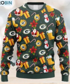 nfl-fans-green-bay-packers-santa-claus-snowman-christmas-ugly-sweater-for-men-women-1