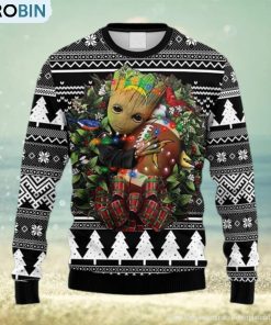 nfl-fans-san-diego-chargers-groot-hug-christmas-ugly-sweater-for-men-women-1