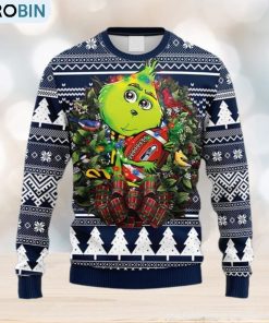 NFL Fans Seattle Seahawks Grinch Hug Christmas Ugly Sweater For Men Women