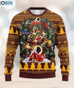 NFL Fans Washington Redskins Tree Ugly Christmas Fleece Sweater For Men Women NFL Fans Washington Redskins Tree Ugly Christmas Fleece Sweater For Men Women