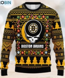 nhl-logo-boston-bruins-grateful-dead-ugly-christmas-fleece-sweater-for-men-women-1