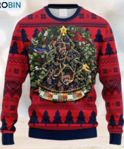 nhl-logo-florida-panthers-tree-ball-christmas-ugly-sweater-for-men-women-1