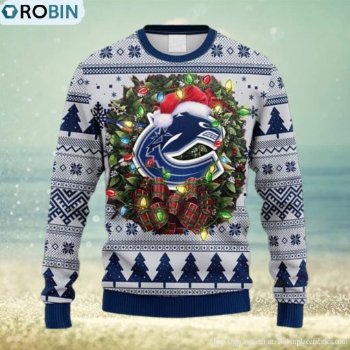 NHL Logo Vancouver Canucks Christmas Ugly Sweater For Men Women