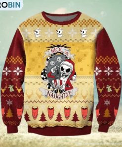 Nice Or Naughty Christmas Ugly Sweater