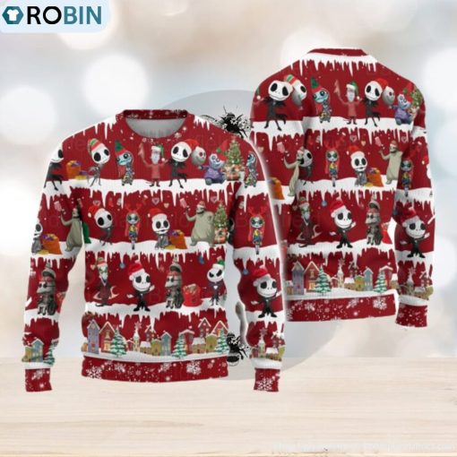 Nightmare Before Christmas Ugly Christmas Sweater Men And Women Christmas Gift Sweater