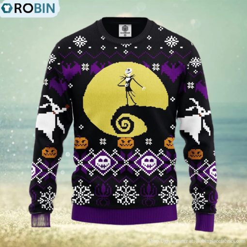 Nightmare Before Xmas Ugly Christmas Sweater For Men Women
