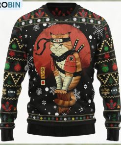 ninja-cat-ugly-christmas-sweater-1