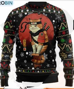 Ninja Cat Ugly Christmas Sweater Ninja Cat Ugly Christmas Sweater