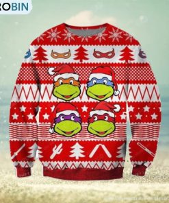 Ninja Turtles Knitting Pattern Ugly Sweater For Woman Ninja Turtles Knitting Pattern Ugly Sweater For Woman