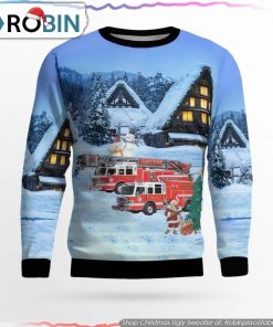 North Cape May, Lower Township Fire District No.2 AOP Ugly Sweater