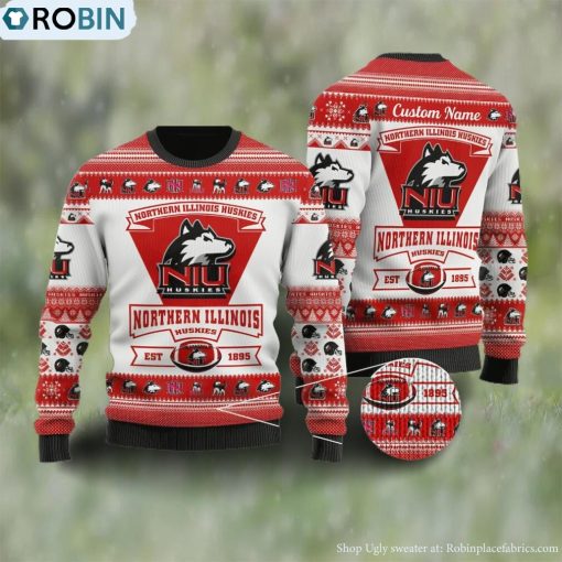 Northern Illinois Basketball Ugly Christmas Sweater