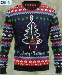 Nurse Christmas Tree Ugly Christmas Sweater, Xmas Sweatshirt