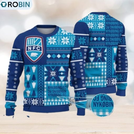 Nykobing FC ugly christmas sweater