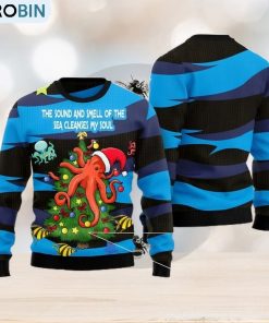 Octopus Soul All Over Printed 3D Ugly Christmas Sweater For Men And Women