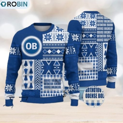 Odense Boldklub ugly christmas sweater