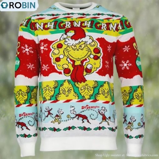 Official The Grinch Merry Grinchmas Ugly Christmas Sweater