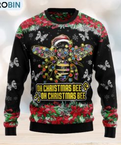 Oh Bee Oh Bee Ugly Christmas Sweater Thankgiving Gift Men Women Oh Bee Oh Bee Ugly Christmas Sweater Thankgiving Gift Men Women