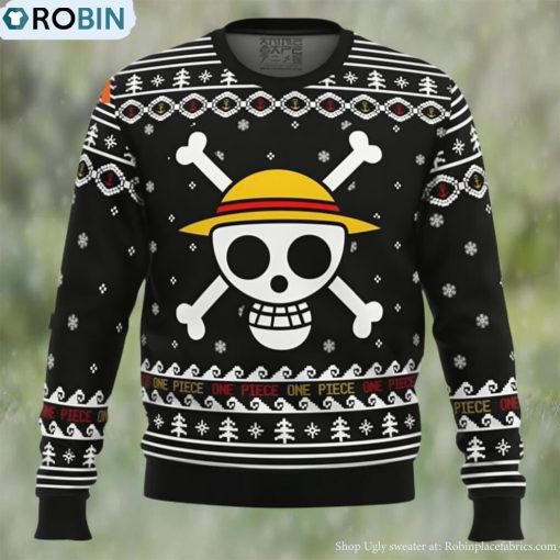 One Piece Straw Hat Pirates Christmas Ugly Christmas Sweater