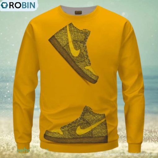 Orange 3D Sweater Impressive Gift