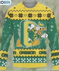 Oregon Donald Ducks football Ugly Christmas Sweater Oregon Donald Ducks football Ugly Christmas Sweater