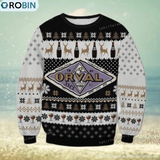 Orval Trappist Ale Brasserie D’orval S A Chritsmas Ugly Sweater For Woman