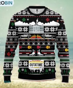 Outatime Ugly Christmas Sweater Amazing Gift Men And Women Christmas Gift