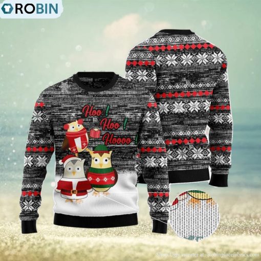 Owl Hoo Hoo Hoooo All Over Printed 3D Ugly Christmas Sweater For Men And Women