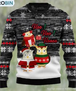 Owl Hoo Hoo Hoooo Cute Owl Ugly Christmas Sweater