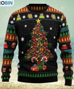 Owl Tree Ugly Christmas Sweater Thankgiving Gift Men Women Owl Tree Ugly Christmas Sweater Thankgiving Gift Men Women