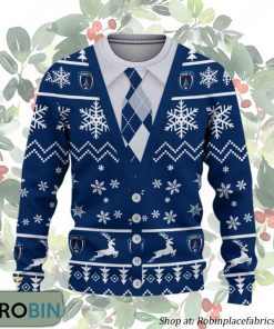 Paris FC Ligue 1 & Ligue 2 Ugly Christmas Sweater Paris FC Ligue 1 & Ligue 2 Ugly Christmas Sweater