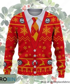 Partick Thistle FC Scottish Professional Football League Ugly Christmas Sweater Partick Thistle FC Scottish Professional Football League Ugly Christmas Sweater