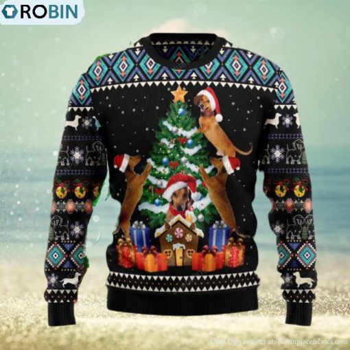 Party Dachshund Group’s Christmas Ugly Sweater Party