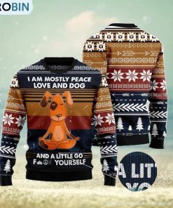 peace-love-and-dog-all-over-printed-3d-ugly-christmas-sweater-for-men-and-women-1