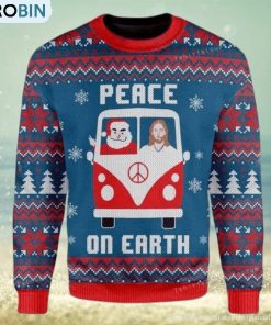 peace-on-earth-santa-claus-and-jesus-in-the-car-ugly-sweater-party-1